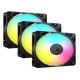 Corsair RS120 ARGB PWM da 120 mm - Confezione da tre