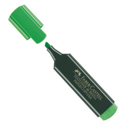 Evidenziatore Textliner 48 - punta a scalpello - tratto 1,0-3,0-5,0mm - verde - Faber-Castell