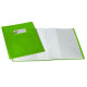 COVER MAXI LF A4 (210X297 MM) - PVC LACCATO CON PORTA ETICHETTA VERDE CHIARO