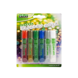 CREATIVIT - GLITTER COLL 10,5 ML BLIS.ASSORT CF. DA 6