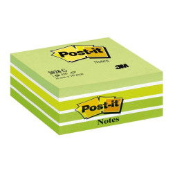 Cubi Post-it Pastello 2028-G - - 76x76 mm Fg. 450 colori verde pastello verde neon verde ultra (x2) bianco (x3) (Conf. 1)