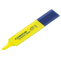 Evidenziatore Textsurfer Classic - punta a scalpello - tratto 1,0-5,0mm - giallo  - Staedtler