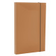 Cartella progetto con elastico HOLOS - 34,5 x 23,5 cm - dorso 3 cm - marrone - Fellowes