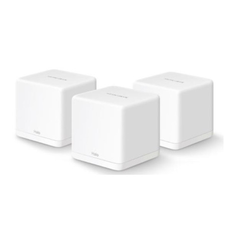 AC1200 Whole Home Mesh Wi-Fi System 300 Mbps at 2.4 GHz + 867 Mbps at 5 GHz 3 Internal Antennas 3 Gigabit Ports per Unit