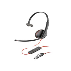 Cuffie e Auricolari - Poly Blackwire 3210 USB-CA