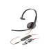 Cuffie e Auricolari - Poly Blackwire 3215 USB-CA + AUX 3,5 mm (SFUSE)