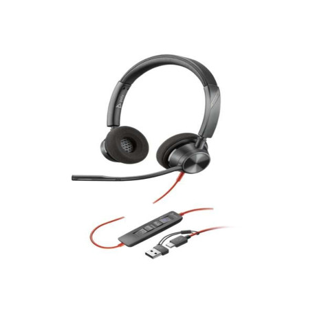 Cuffie e Auricolari - Poly Blackwire 3320 USB-CA MS