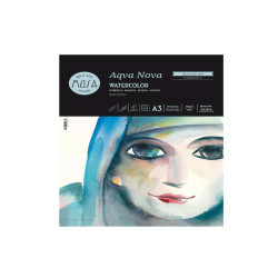 Cwr AQVA NOVA - ACQUERELLO BLOCCO 12 FG. 300 GR. FINE - CM.29,7X42 (A3)
