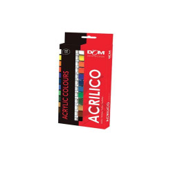 Cwr COLORI ACRILICI - SCATOLA 18 TUBI ML.12 - COL. ASS.