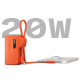 Cygnett Battery bank Thumboost 5K Powerbank con cavo integrato (ORANGE)