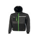 Felpa Galaxy - taglia XL - nero/verde - U-Power