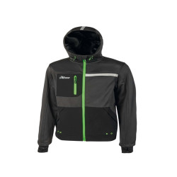 Felpa Galaxy - taglia XL - nero/verde - U-Power