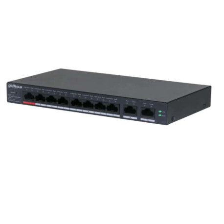Dahua Switch Gigabit desktop gestito da cloud a 10 porte con 8 porte PoE
