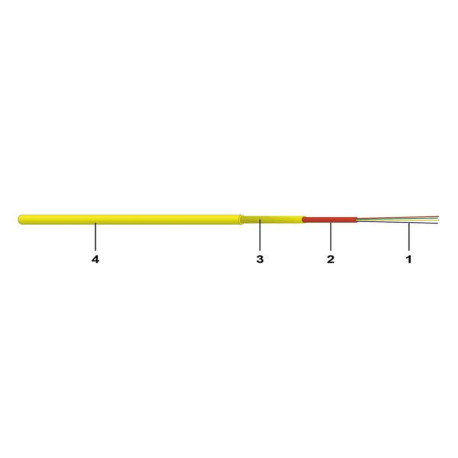 Datwyler Cavo 4FO OS2 G.541.D FTTH INT. CCAA