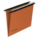 Cartella sospesa Cartesio - cassetto - interasse 38 cm - fondo V - 36 x 25 cm - arancio - Bertesi