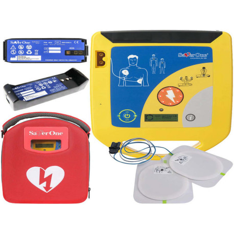 Defibrillatore AMI Saver One Semiautomatico SVO-B0002 DAE con Batteria Ricaricabile