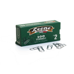 Fermagli zincati - n. 2 - 2,6 cm - Leone - conf. 100 pezzi