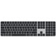 Apple Magic Keyboard con Touch ID e tastierino numerico per Mac con chip Apple - Tedesco - Tasti neri