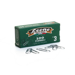 Fermagli zincati - n. 3 - 2,8 cm - Leone - conf. 100 pezzi