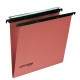Cartella sospesa Cartesio Plus - cassetto - interasse 33 cm - fondo V - 31,3 x 25 cm - arancio - Bertesi
