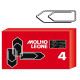 Fermagli zincati - n. 4 - 3,2 cm - Molho Leone - conf. 100 pezzi