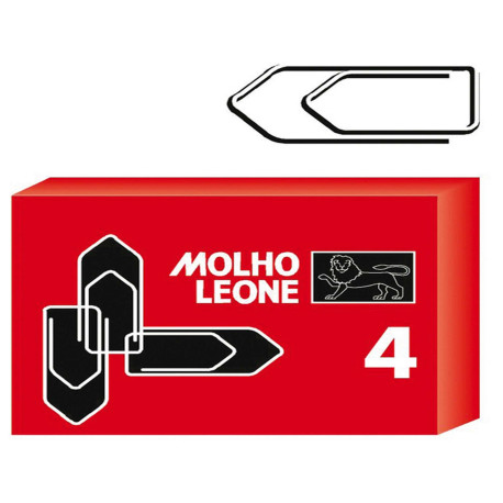 Fermagli zincati - n. 4 - 3,2 cm - Molho Leone - conf. 100 pezzi