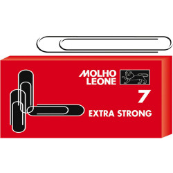 Fermagli zincati - n. 7 - 7,5 cm - Molho Leone - conf. 25 pezzi