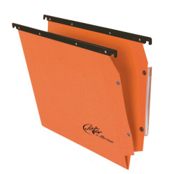 Cartella sospesa Joker - armadio - interasse 33 cm - fondo V - 33 x 28 cm - arancio - Bertesi