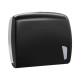 Dispenser asciugamani Skin carbon - piegati a C e Z - 34,5 x 11,2 x 30,6 cm - 450 fogli - nero  - Mar Plast