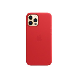 Apple - (PRODUCT) RED - cover per cellulare - con MagSafe - pelle - rosso - per iPhone 12, 12 Pro