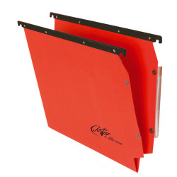 Cartella sospesa Joker - armadio - interasse 33 cm - fondo V - 33 x 28 cm - rosso - Bertesi