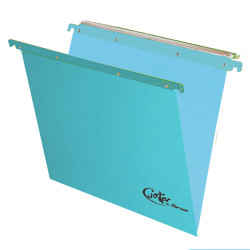 Cartella sospesa Joker - cassetto - interasse 33 cm - fondo V - 31,3 x 25 cm - blu - Bertesi