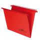 Cartella sospesa Joker - cassetto - interasse 33 cm - fondo V - 31,3 x 25 cm - rosso - Bertesi