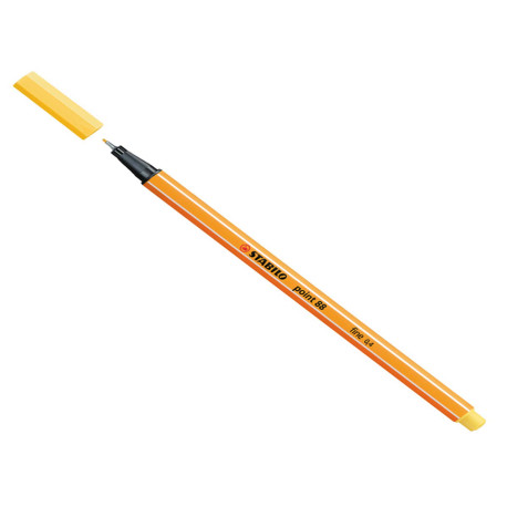 Fineliner Point 88 - tratto 0,4 mm - giallo 44 - Stabilo