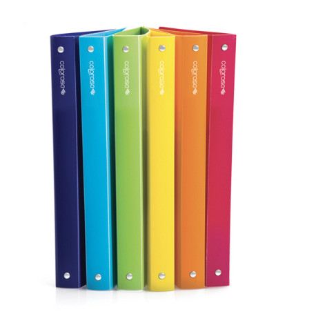 Raccoglitore 4R - A4 - diametro 15 mm - colori assortiti - Colorosa