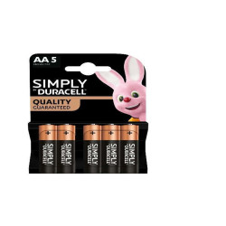 DURACELL SIMPLY Stilo AA 1500 (5 batterie)
