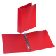 Raccoglitore Europa - 22 x 30 cm - 4 anelli tondi 50 mm - dorso 6 cm - rosso - Favorit