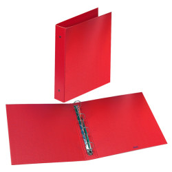 Raccoglitore Europa - 22 x 30 cm - 4 anelli tondi 50 mm - dorso 6 cm - rosso - Favorit
