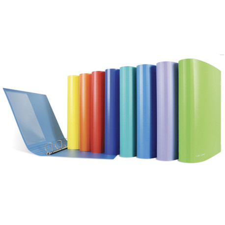 Raccoglitore Like! - 22 x 30 cm - 4 anelli a D 30 mm - dorso 4 cm - PP - colori assortiti - Sei Rota