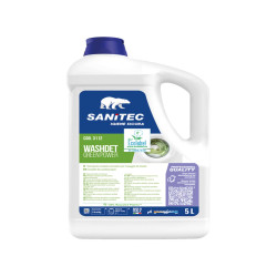 Detersivo liquido lavatrice Washdet Green Power - 5 L - Sanitec