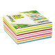 Foglietti Cubo - collato su un lato - colori assortiti - 9,5 x 9,5 cm - 720 fogli - IKona+