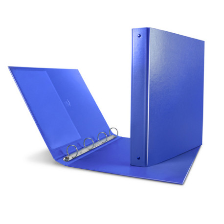 Raccoglitore Nettuno - 22 x 30 cm - 4 anelli a D 40 mm - dorso 5,5 cm - blu - Sei Rota