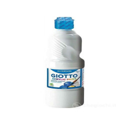 DIDATTICA E SCUOLA - FLACONE 500ML TEMPERA ACRILICA BIANCO