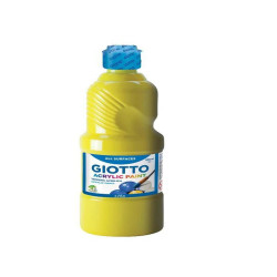 DIDATTICA E SCUOLA - FLACONE 500ML TEMPERA ACRILICA GIALLO