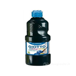 DIDATTICA E SCUOLA - FLACONE 500ML TEMPERA ACRILICA NERO