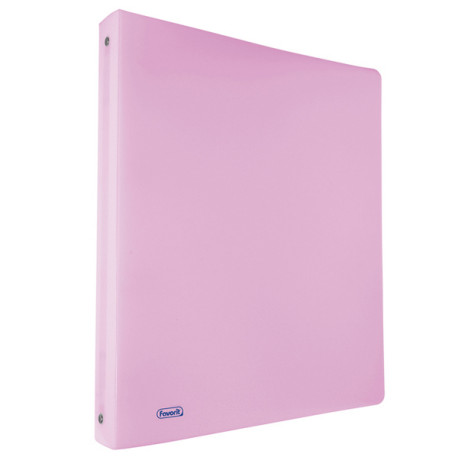 Raccoglitore Pastel - 22 x 30 cm - 4 anelli tondi 30 mm - PP - glicine - Favorit