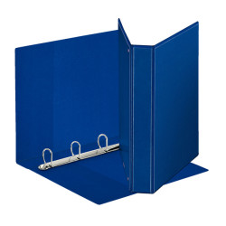 Raccoglitore personalizzabile Display - 22 x 30 cm - 4 anelli a D 30 mm - dorso 4,7 cm - blu - Esselte