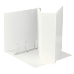 Raccoglitore personalizzabile Display - 22 x 30 cm - 4 anelli quadri 65 mm - bianco - Esselte
