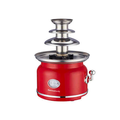 Fontana di cioccolato - 3 livelli - 90 W - rosso - Melchioni family