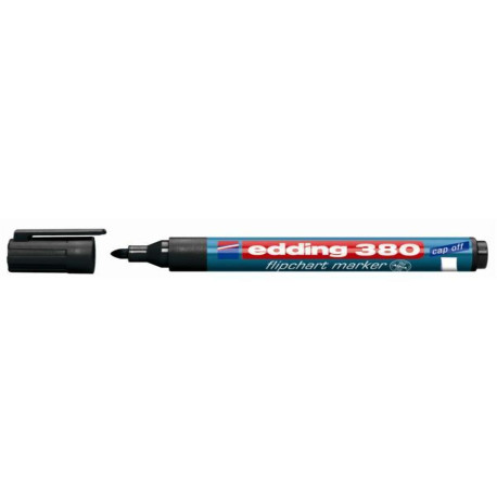 Edding 380 MARCATORE PER FLIPCHART PUNTA TONDA NERO